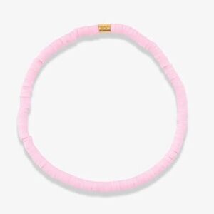 PURA VIDA Pink Cabrillo Vinyl Disc Stretch Bracelet